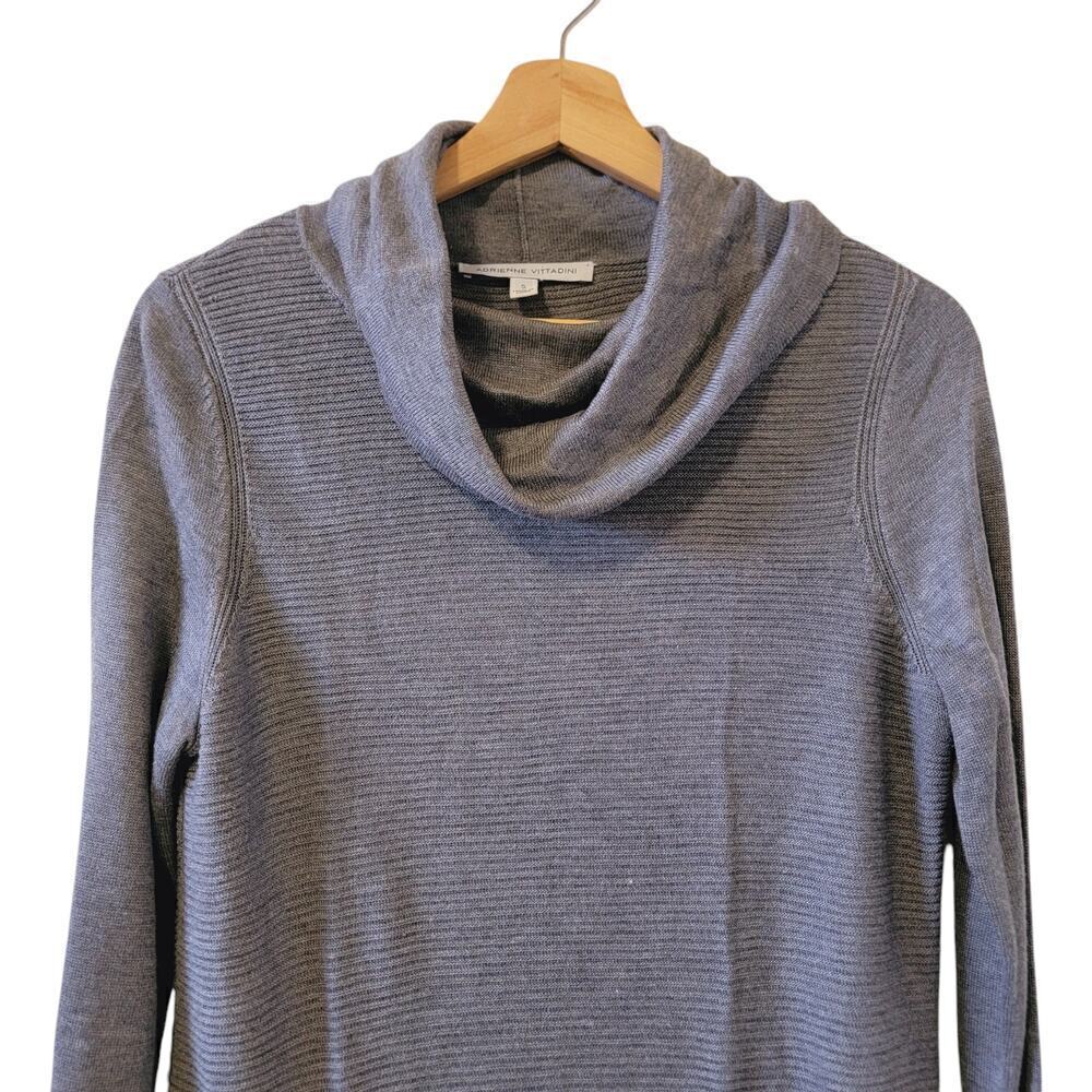 Adrienne Vittadini Pullover Cowl Neck Lightweight Comfy Oversized Sweater Size S - Picture 7 of 12